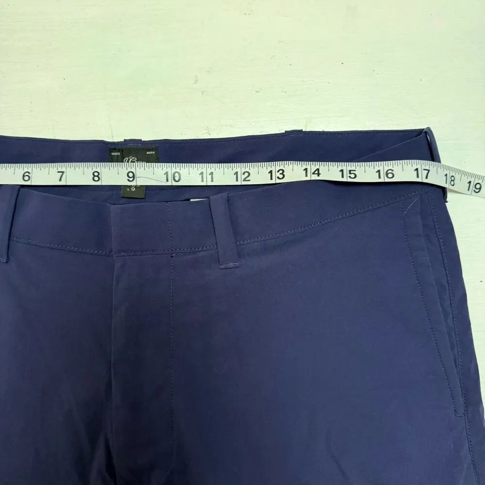 J Crew Mens Tech Golf Shorts 35 Navy Blue 9